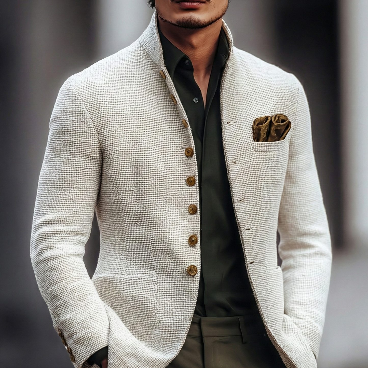 Lucian | Refined Single Breasted Cardigan