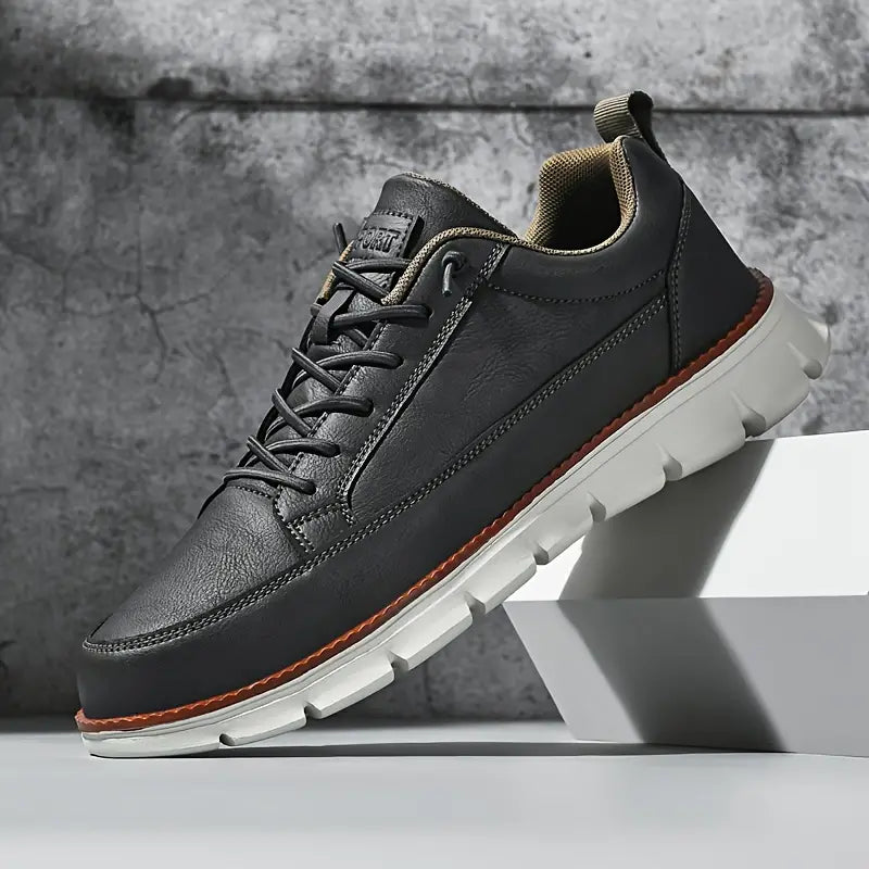 Men's Sneakers  | Lace-Up Rounded Toe