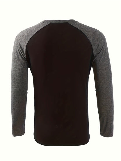 Bryson | Two-Tone Raglan Long Sleeve Shirt