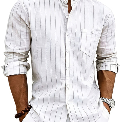 Miles | Refined Pinstripe Shirt