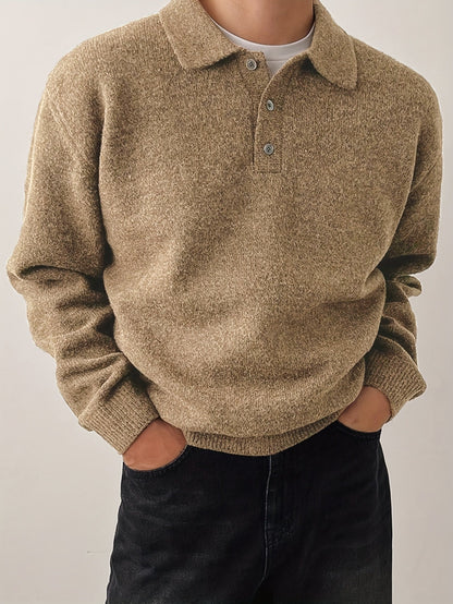 Rowan | Polo Collar Knit Sweater