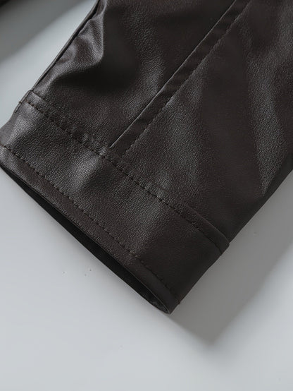 Marcus | Stand-Collar Moto Jacket