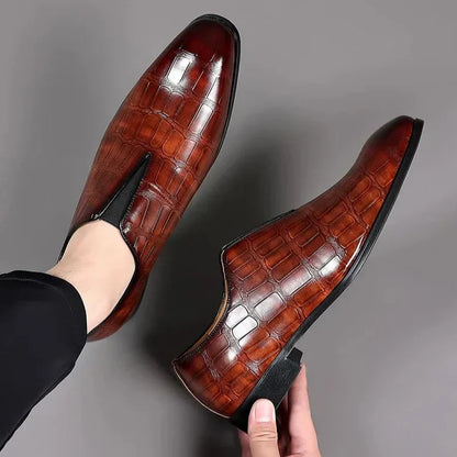 Men's Dress Shoes | Slip-On Textured Upper