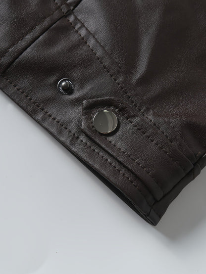 Marcus | Stand-Collar Moto Jacket