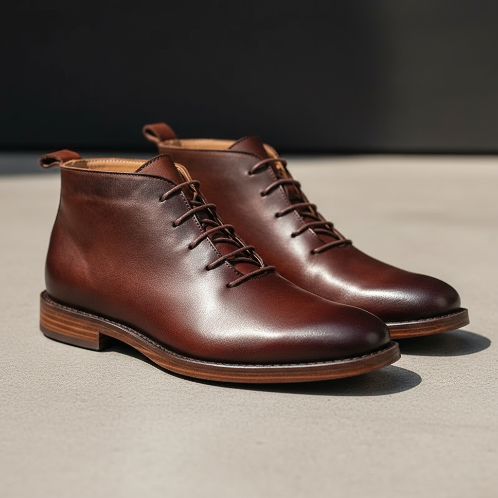 Men's Slip on Shoes | Minimal Lace-Up Ankle