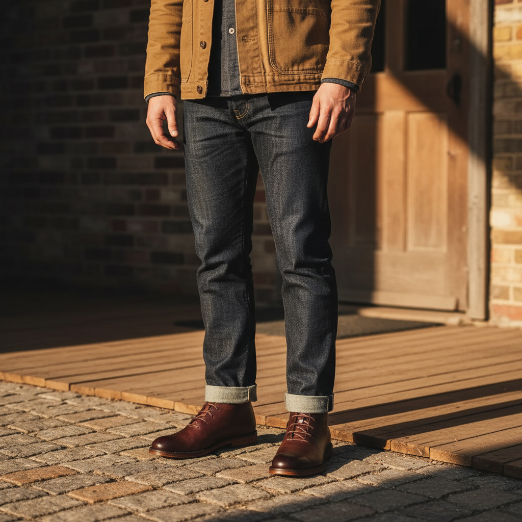 Men's Slip on Shoes | Minimal Lace-Up Ankle