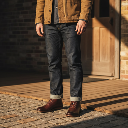 Men's Slip on Shoes | Minimal Lace-Up Ankle