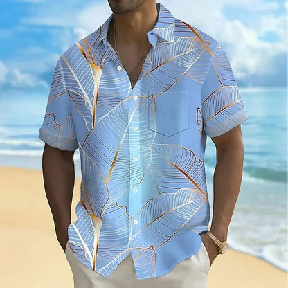 Owen | Tropical Leaf Resort Shirt