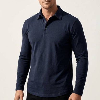 Dalton | Casual Long Sleeve Collared Polo