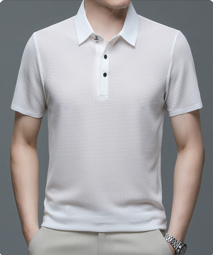 Nicolas | Stylish Button-Up Polo Shirt