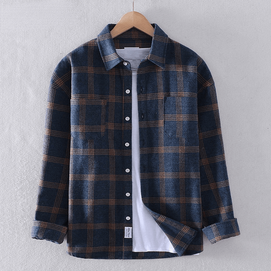 Alaric | Classic Checkered Button-Down Shirt